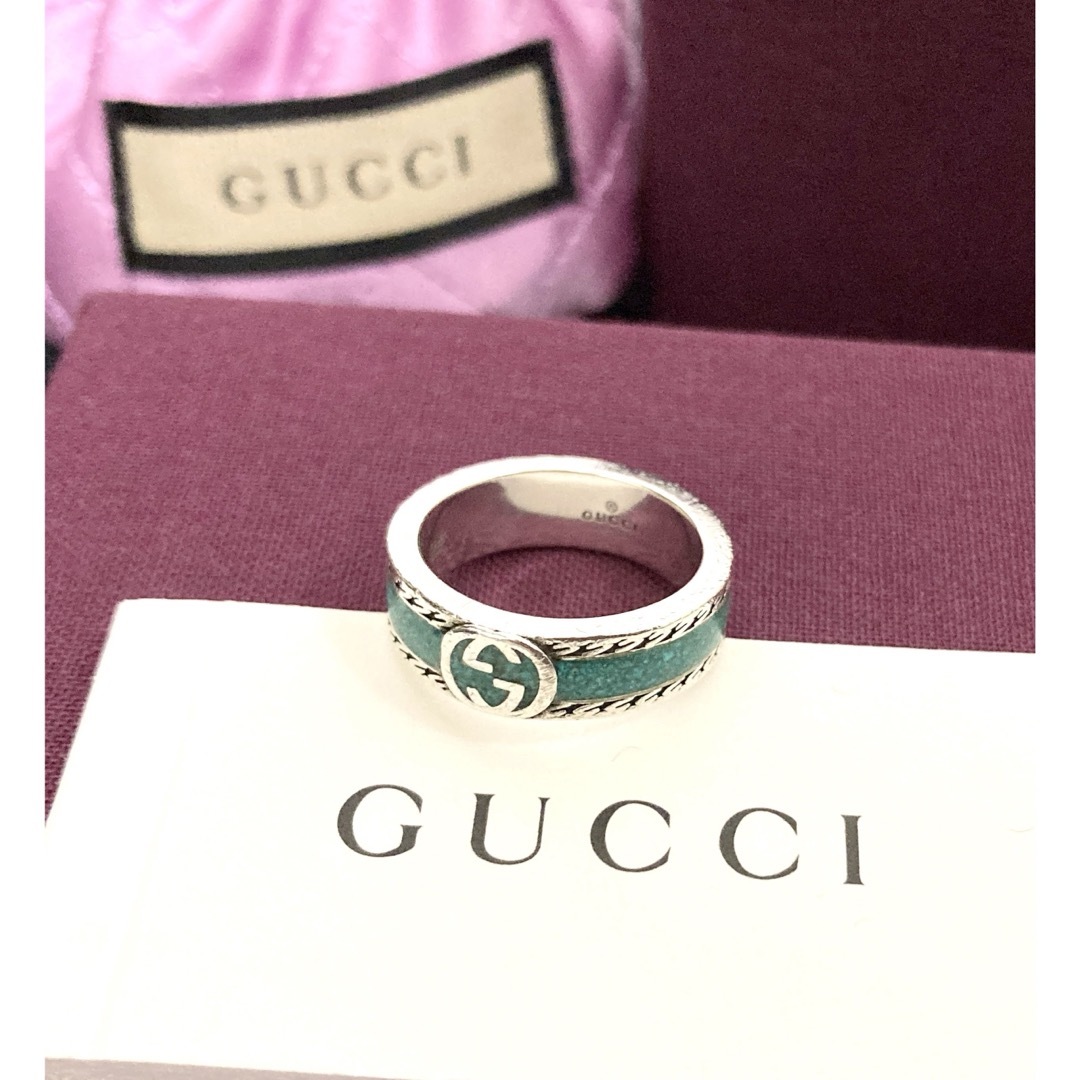 GUCCI - 正規品 GUCCI インターロッキングG/GGロゴ 14号刻印