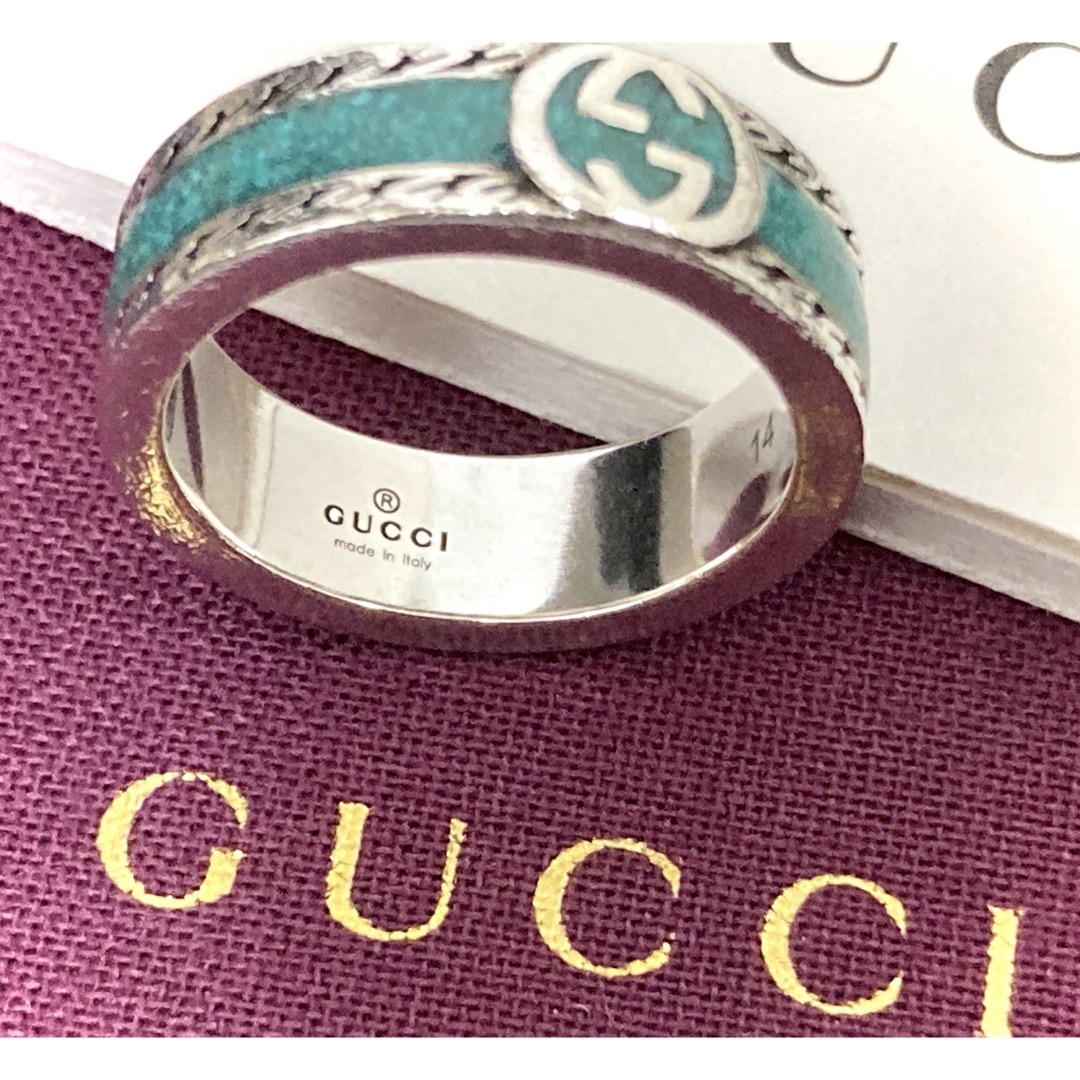 GUCCI - 正規品 GUCCI インターロッキングG/GGロゴ 14号刻印