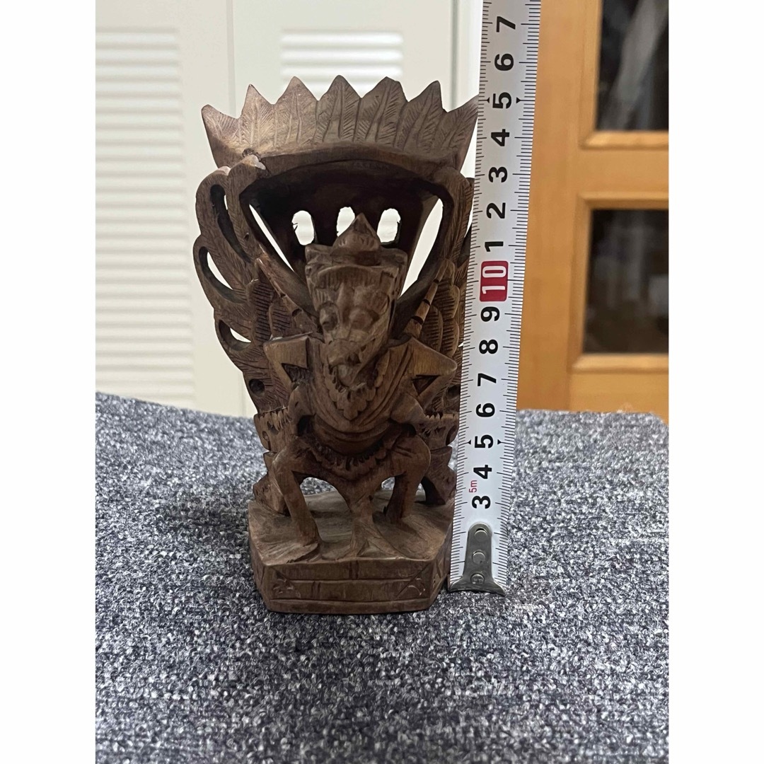 ガルーダ神 木彫り 置物 インテリア インドネシア バリ島の通販 by 肉