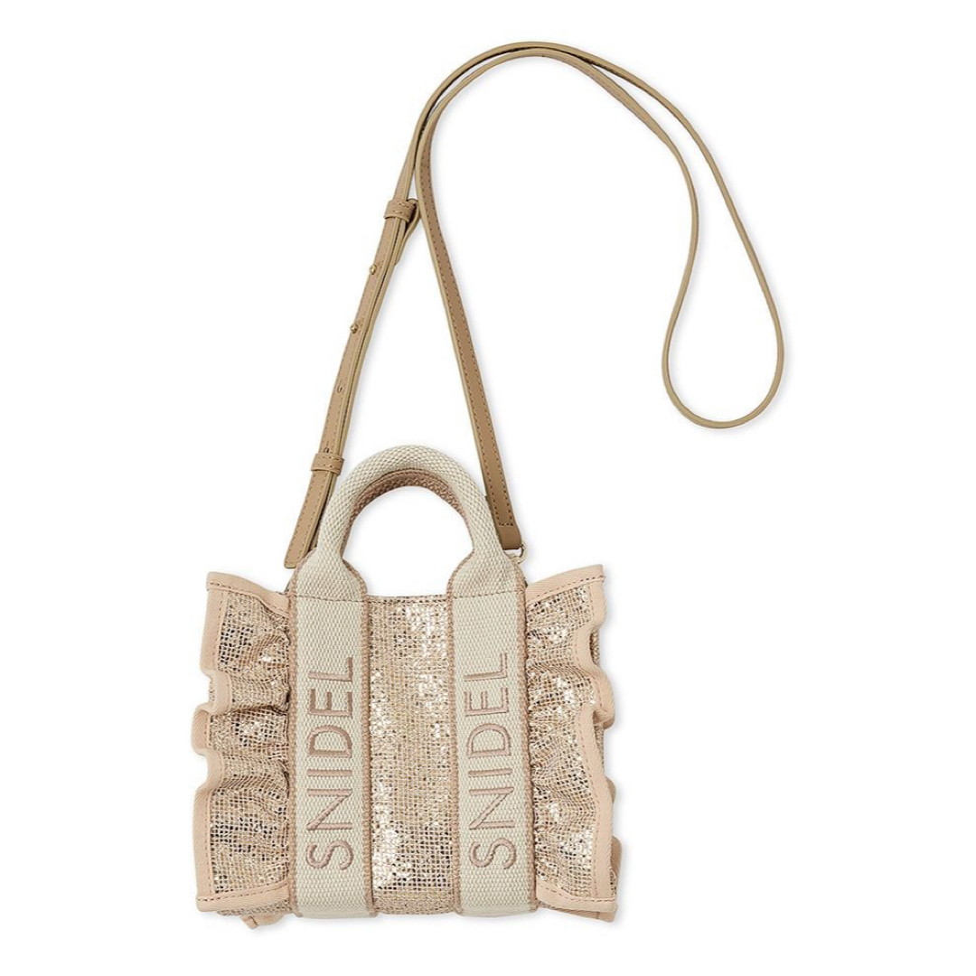 SNIDEL - snidel スナ フリルロゴミニバッグ 25ssの通販 by