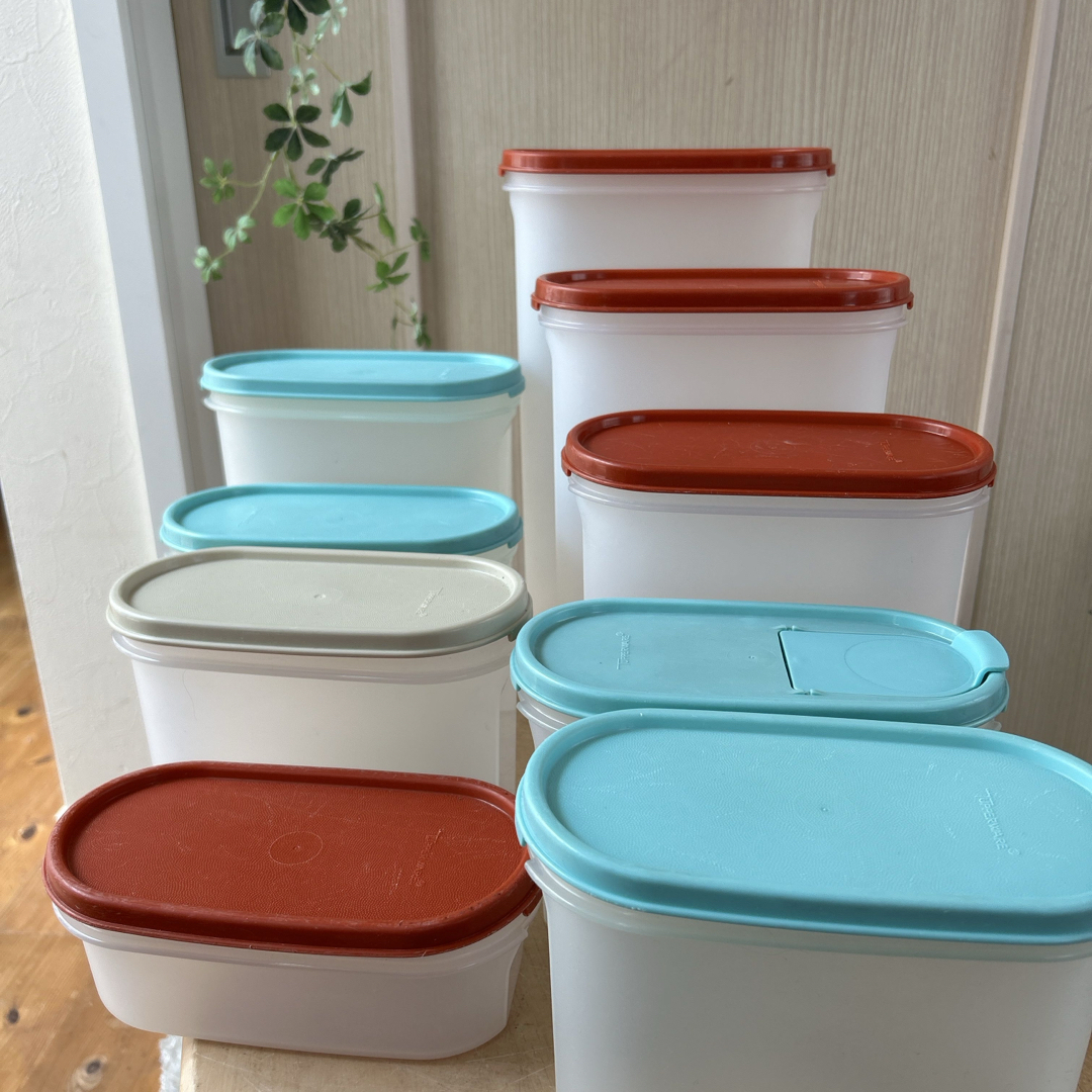 TupperwareBrands - 【まとめて9個】タッパーウェア Tupperware MM楕円