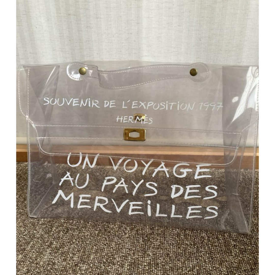 HERMES ビニールケリークリアトートバッグ 1997年展示会記念