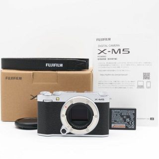 美品＞FUJIFILM X-M5 ボディ シルバー シャッター数59枚の通販 by 全