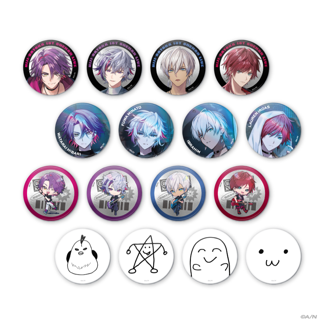 にじさんじ - 2時だとか 1st LIVE ランダム缶バッジ,カード ローレン