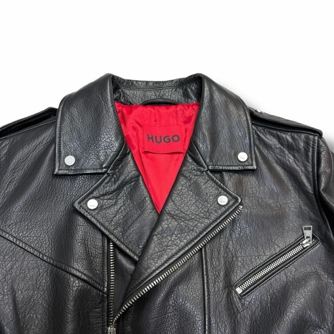 HUGO BOSS - 【現行/未使用級】XL ヒューゴボス ダブル ライダース