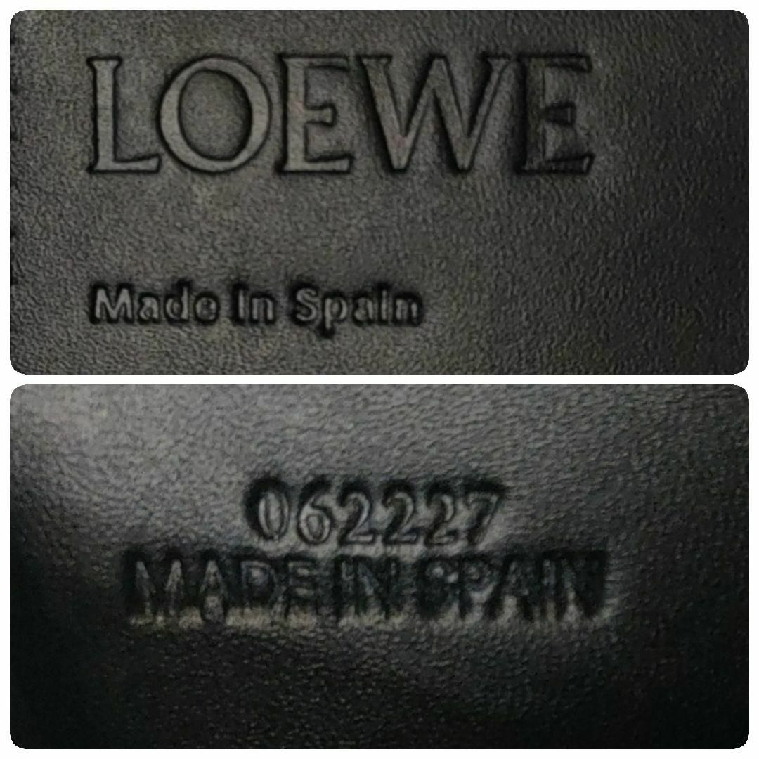 LOEWE - ロエベ 名刺入れ ビジネスカードホルダー ブラック アナグラム