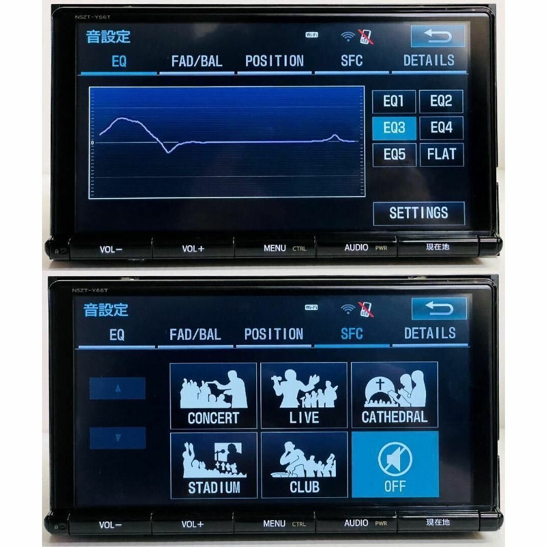 トヨタ - 2025年地図トヨタ純正 SDナビ NSZT-Y66T BT/HDMI/TV対応の