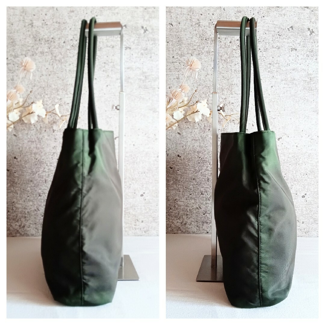PRADA - 良品 プラダ ナイロン トート ハンドバッグ 鞄 オリーブ