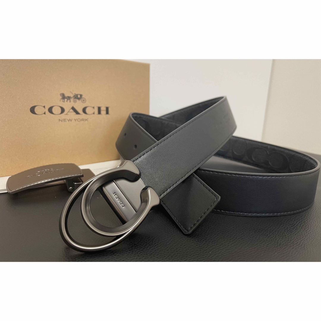 COACH - 新品coachコーチレザーリバーシブルフリーサイズベルトギフト