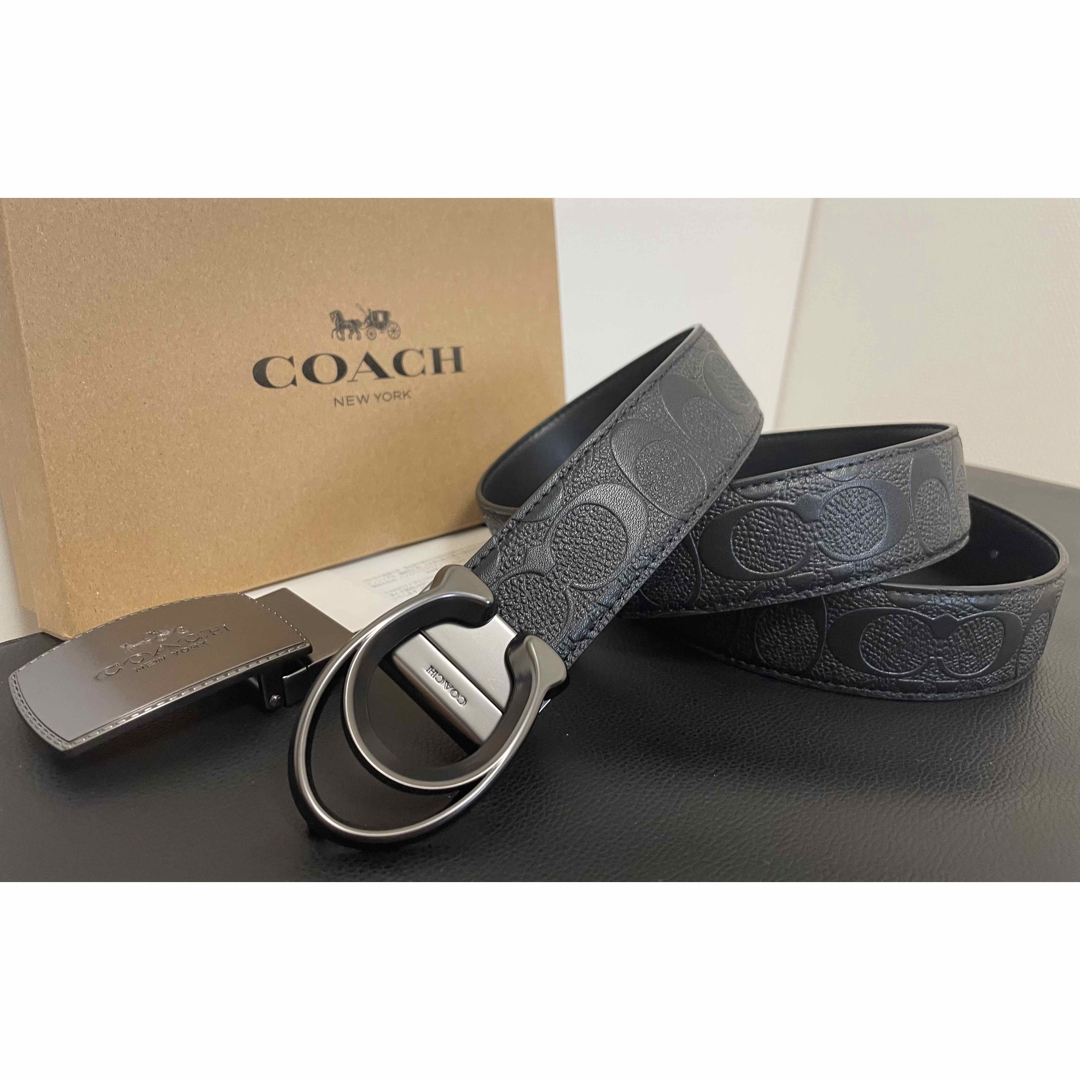 COACH - 新品coachコーチレザーリバーシブルフリーサイズベルトギフト
