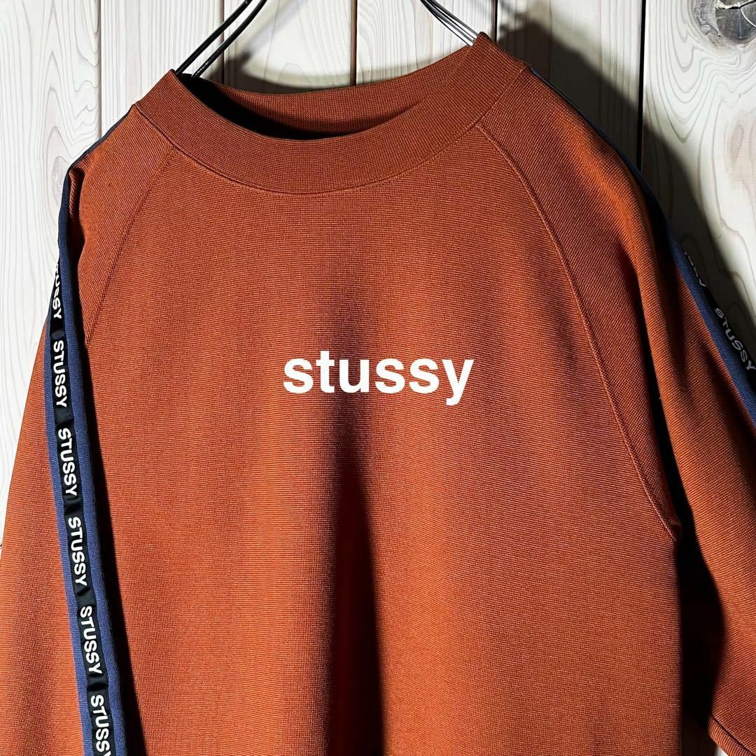 STUSSY - 【極美品 レディース M】ステューシー リピートロゴ サイド