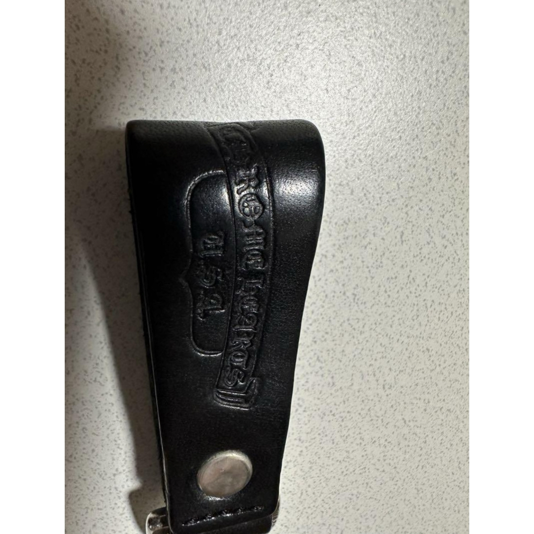 Chrome Hearts - クロムハーツ ブラックレザーベルトループの通販 by