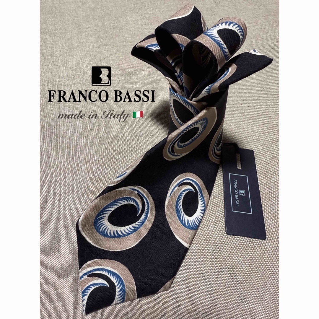 FRANCO BASSI - 【新品】FRANCO BASSI／ビッグサークル／プリントタイ