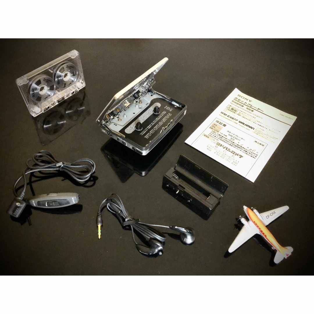 SONY - カセットウォークマン SONY WM-EX677「整備済み、完動美品」の