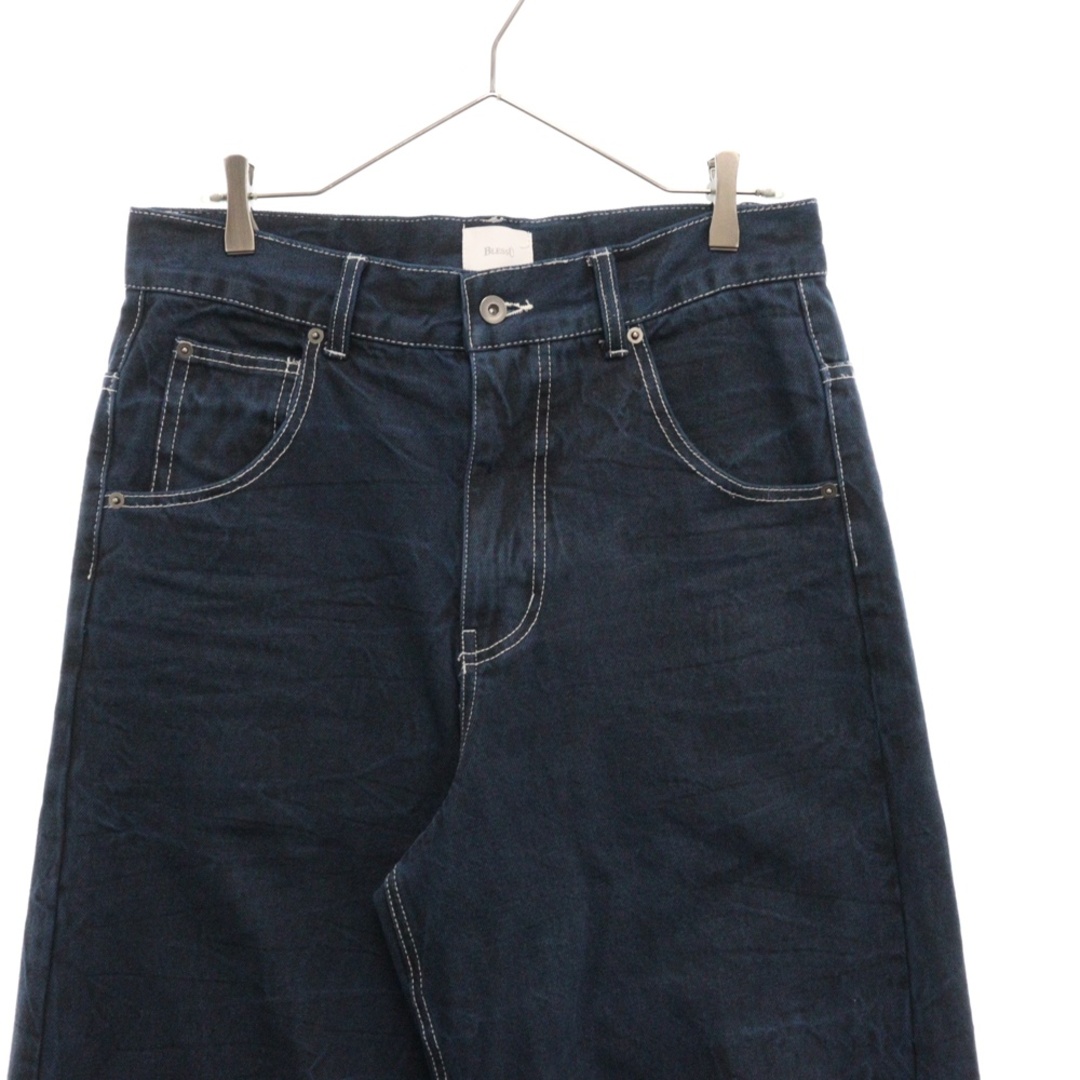 BLESS U ブレスユー BU wrinkle crack baggy denim バギーデニムパンツ