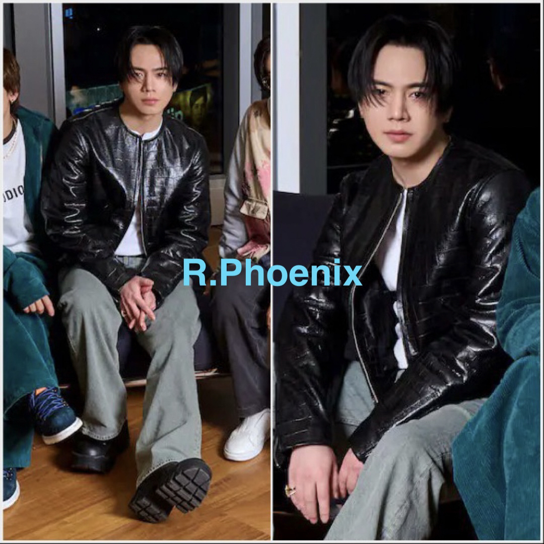 Alexander Wang - 【ALEXANDER WANG】CROC LEATHER JACKET Sの通販 by