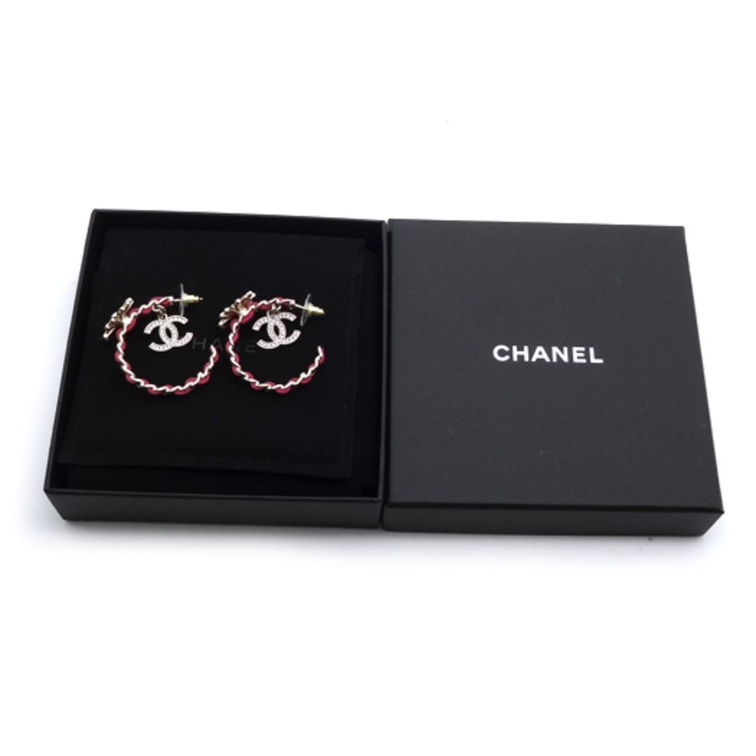 CHANEL - シャネル ココマーク フラワーフェイクパール ラインストーン