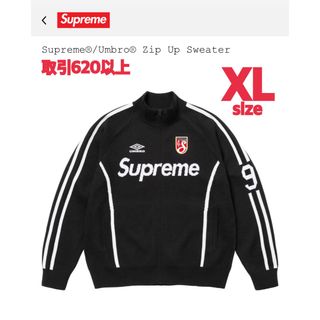 Supreme - Supreme Umbro Zip Up Sweater Black XLサイズの通販 by