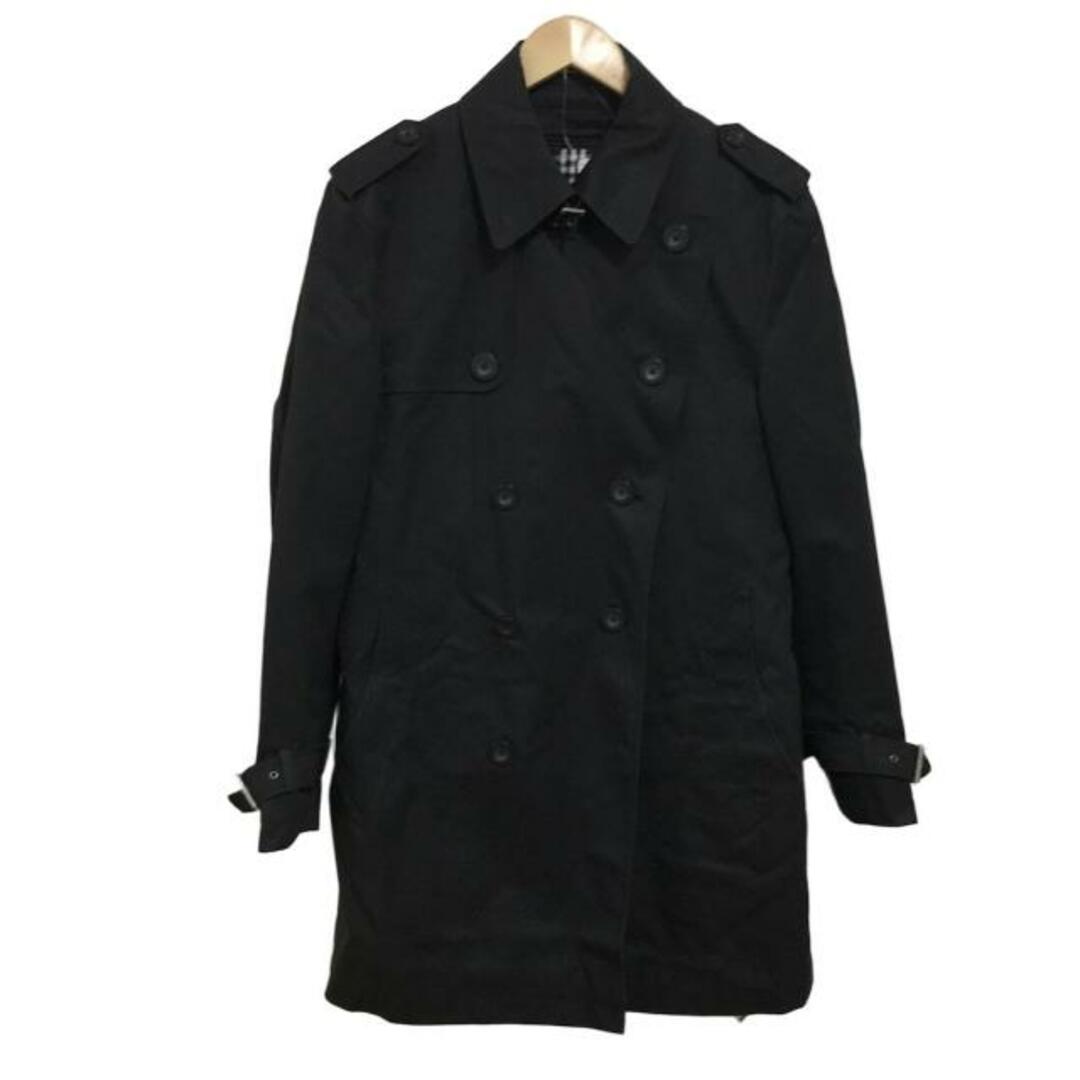 ブラックBurberryダブルブレスト トレンチコート Burberry トレンチ