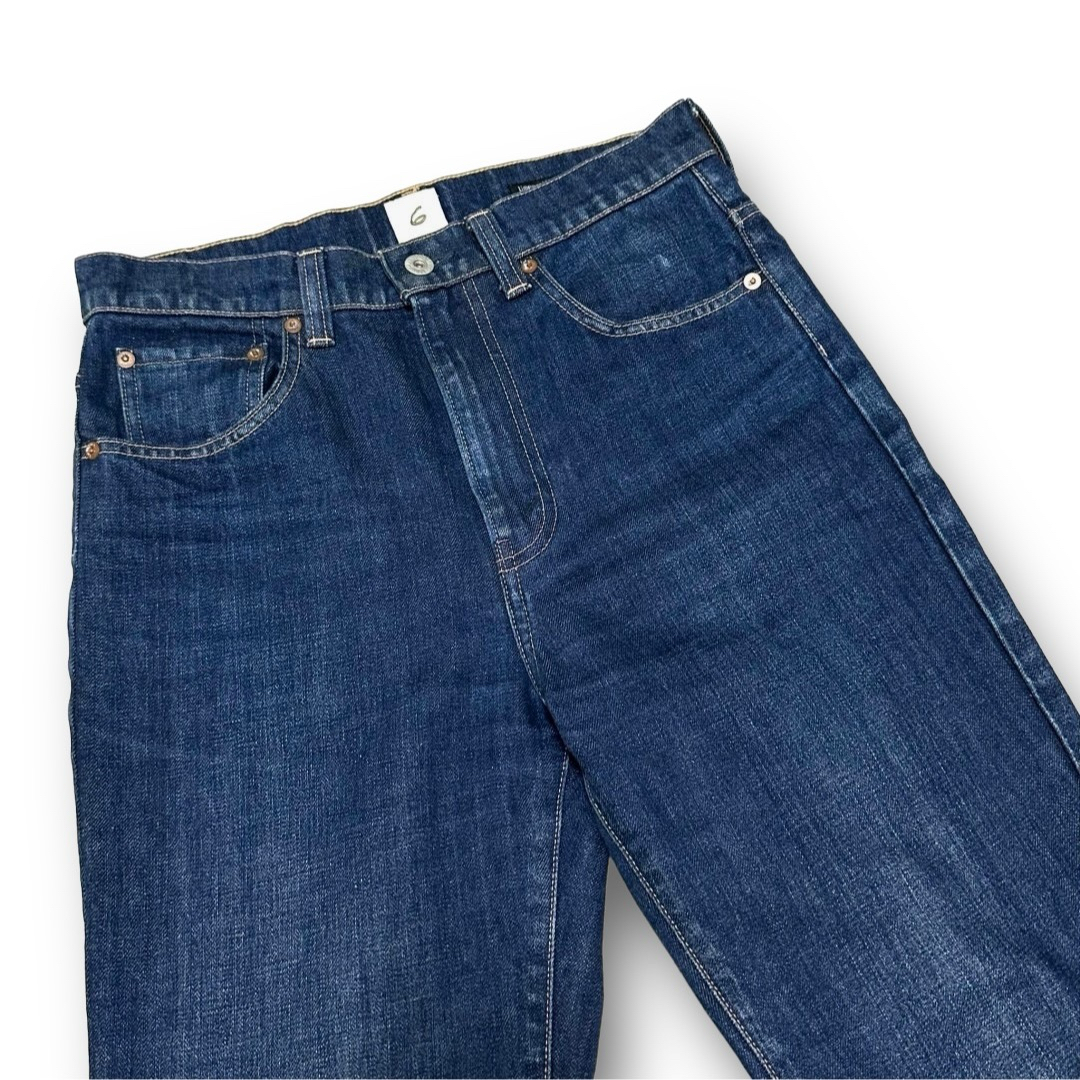 6 (ROKU) - 6(ROKU) timemachine ハイウエストデニム W26の通販 by