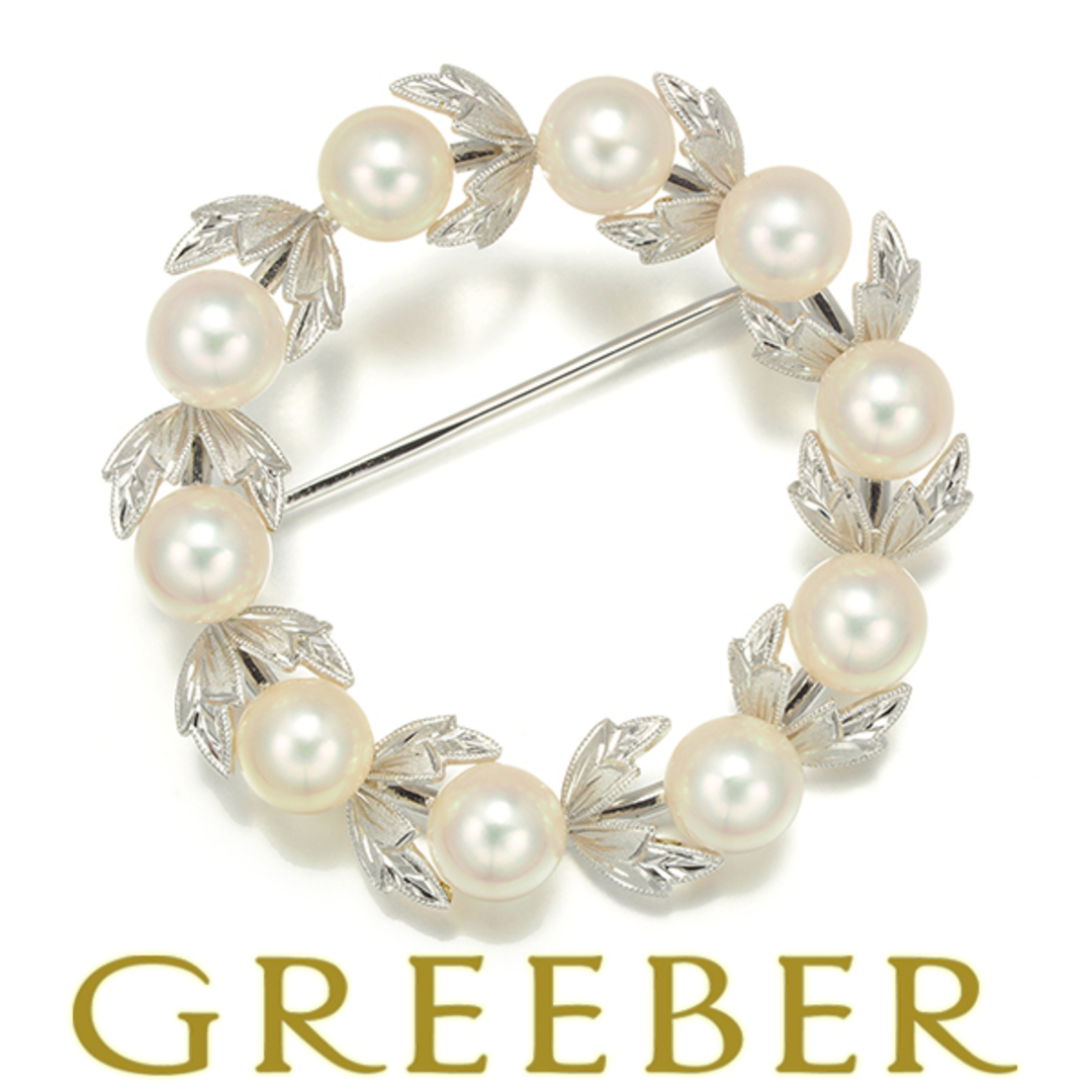 MIKIMOTO - ミキモト ブローチ パール アコヤ真珠 5.7mm サークル