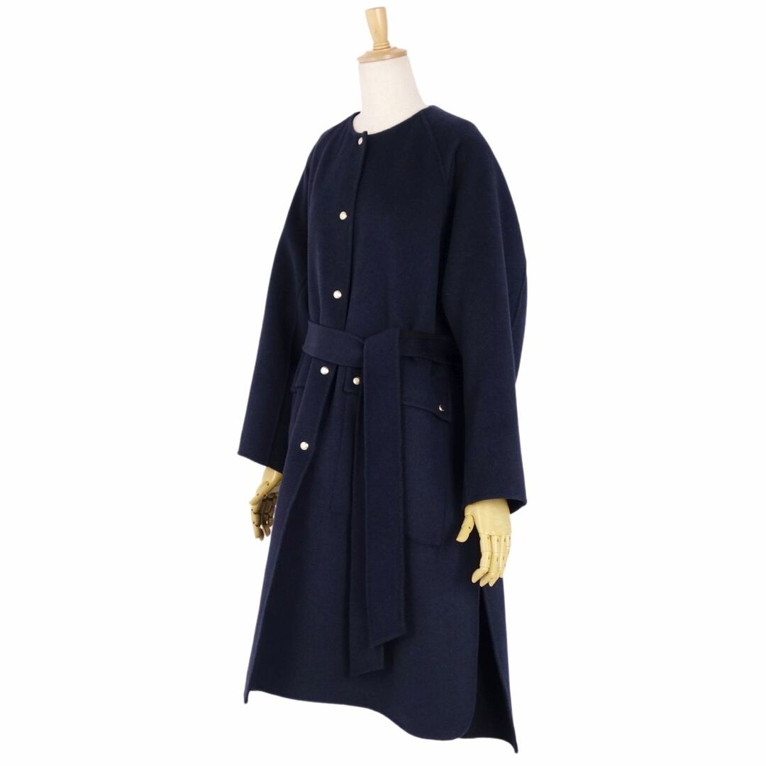 Drawer - 極美品 ドゥロワー DRAWER コート ベルト付き ロングコート