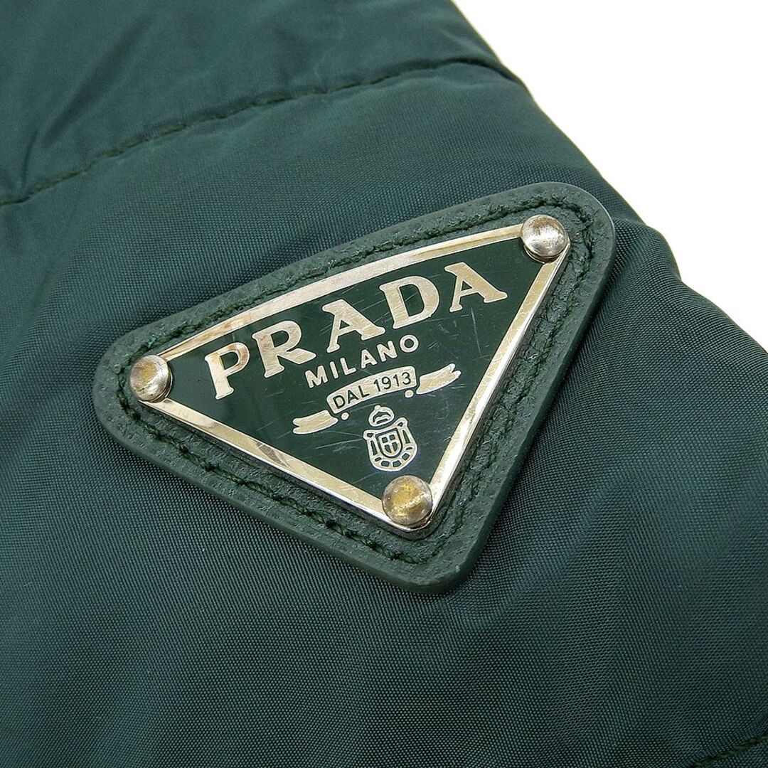 PRADA - 美品 プラダ PRADA 現行黒タグ 三角ロゴ ダウンジャケット 6Y