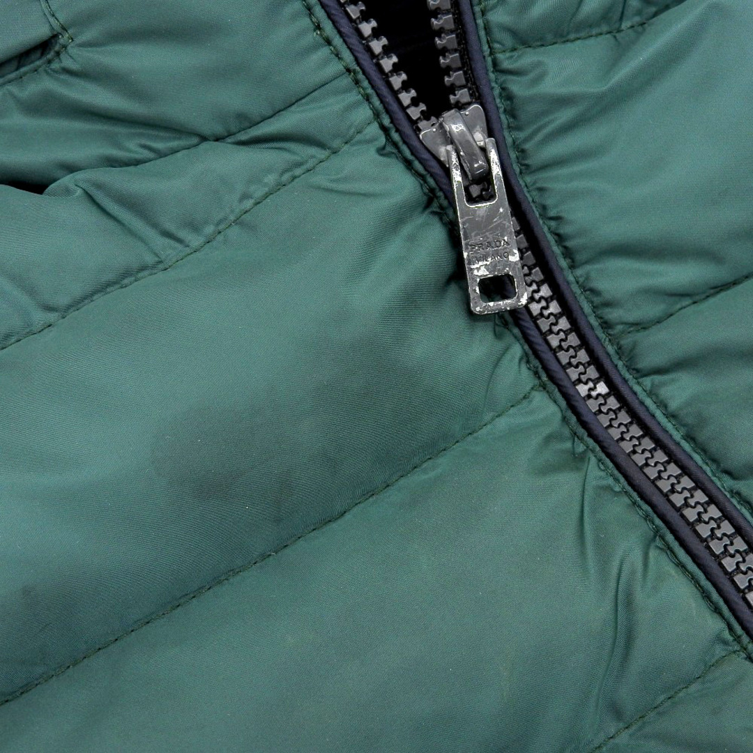 PRADA - 美品 プラダ PRADA 現行黒タグ 三角ロゴ ダウンジャケット 6Y