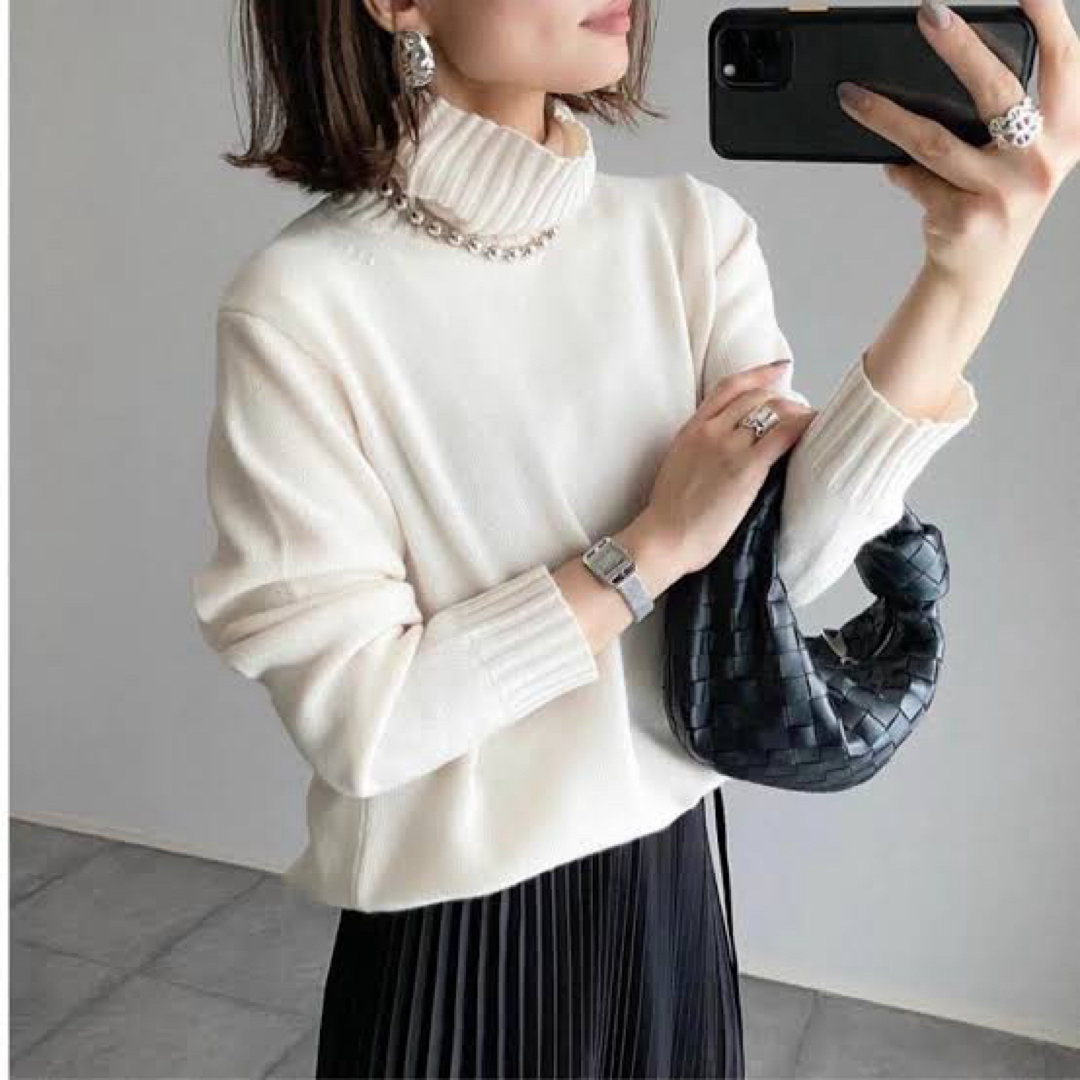 UNIQLO - ユニクロ＋J ミドルゲージカシミヤブレンドタートルネック