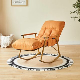 色:サイズ改良型】KAIHAOWIN ロッキングチェア リラックスチェア リク