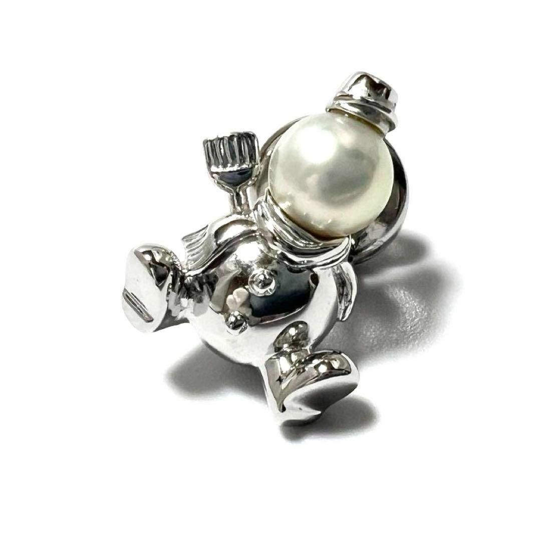 MIKIMOTO - 【スノーマン】ミキモト レディース パール ピン ブローチ