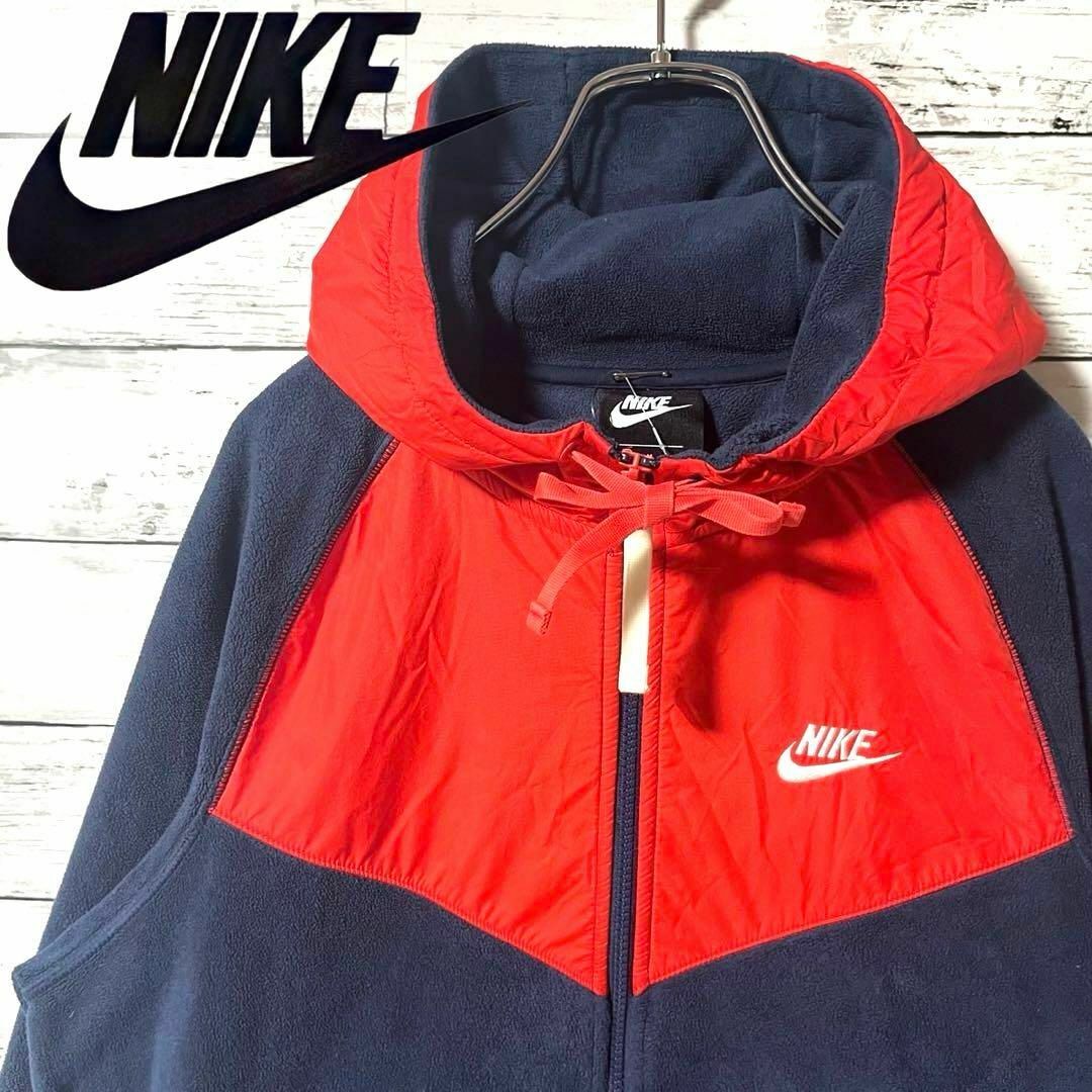 NIKE - 【お買い得商品】NIKE フリースジャケット 刺繍ロゴ M B379の