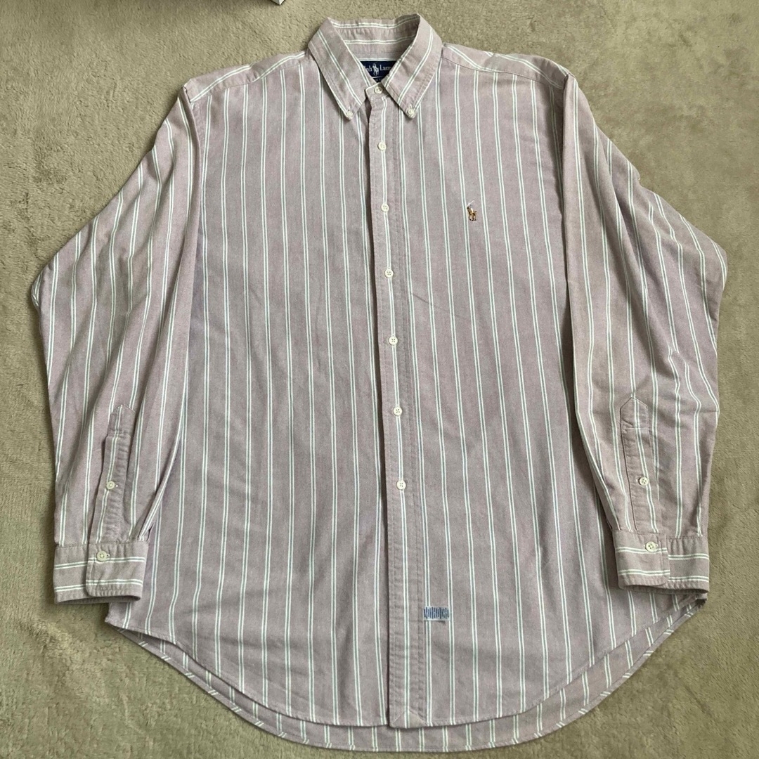 Ralph Lauren - 90s ラルフローレン ボタンダウンシャツ ストライプ