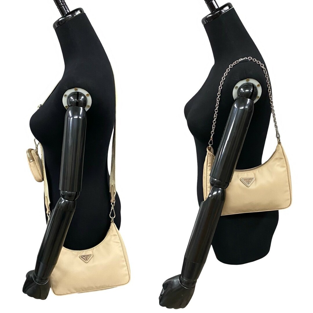 PRADA - 未使用 保管品 袋付 希少品 PRADA プラダ Re:Edition 三角ロゴ