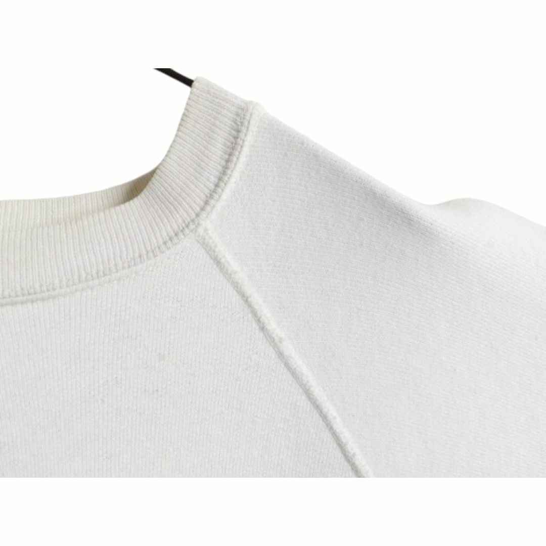 60s ☆ ラグラン 無地 100% コットン スウェット トレーナー メンズ M