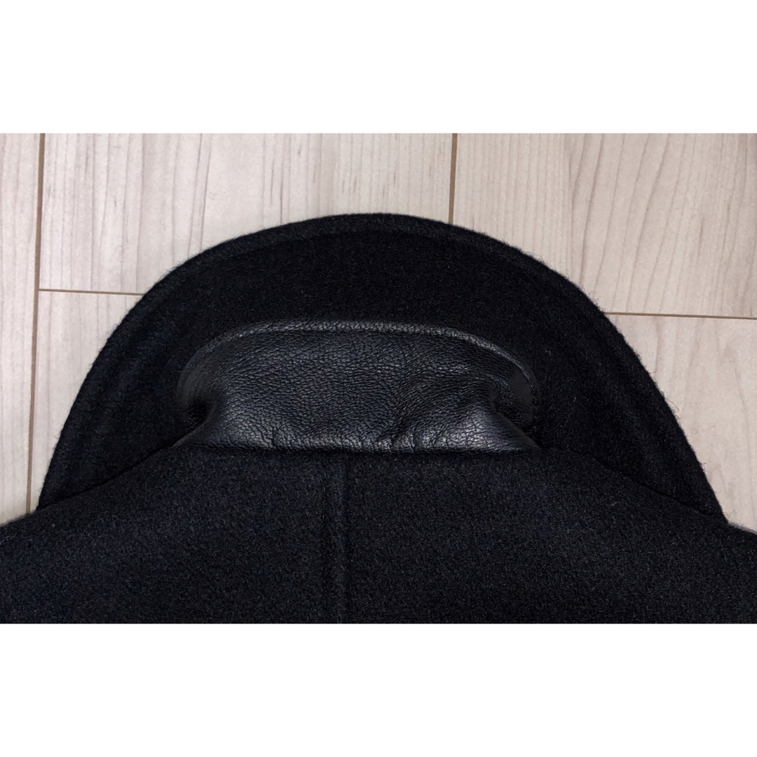 schott - 32 美品 Schott 769 ライダースPコート 黒 銀 ライダース