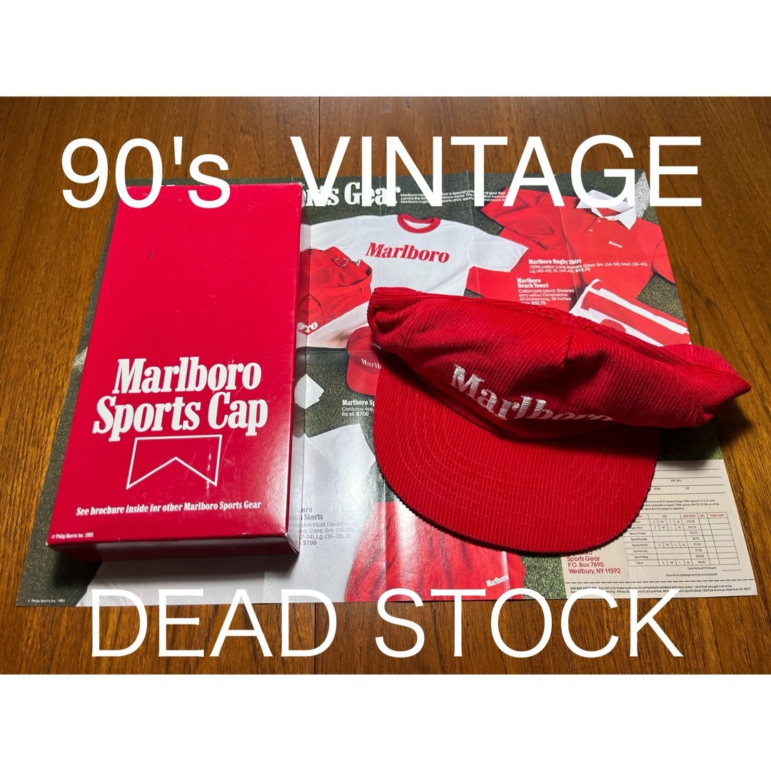 貴重！未使用、箱付！Marlboro CORDS CAP マルボロ キャップの通販 by