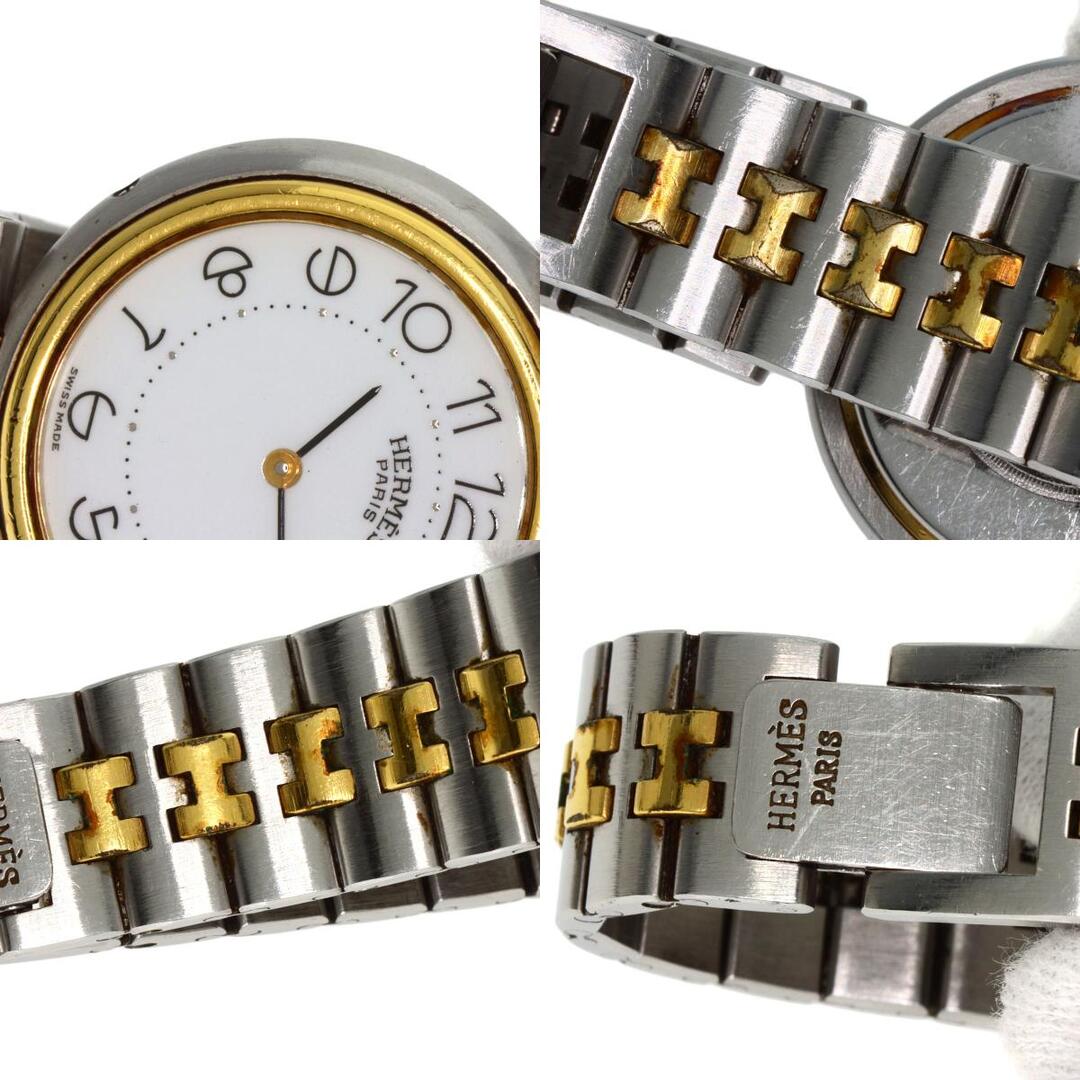 HERMES - HERMES エルメス プロフィール 腕時計 SS SSxGP メンズ [中古