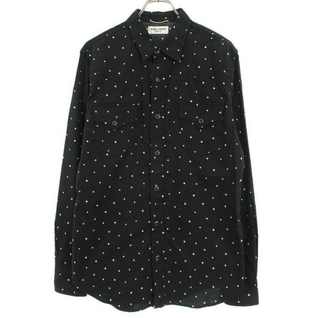 SAINT LAURENT - サンローラン パリ スター ドット シャツ Lの通販 by
