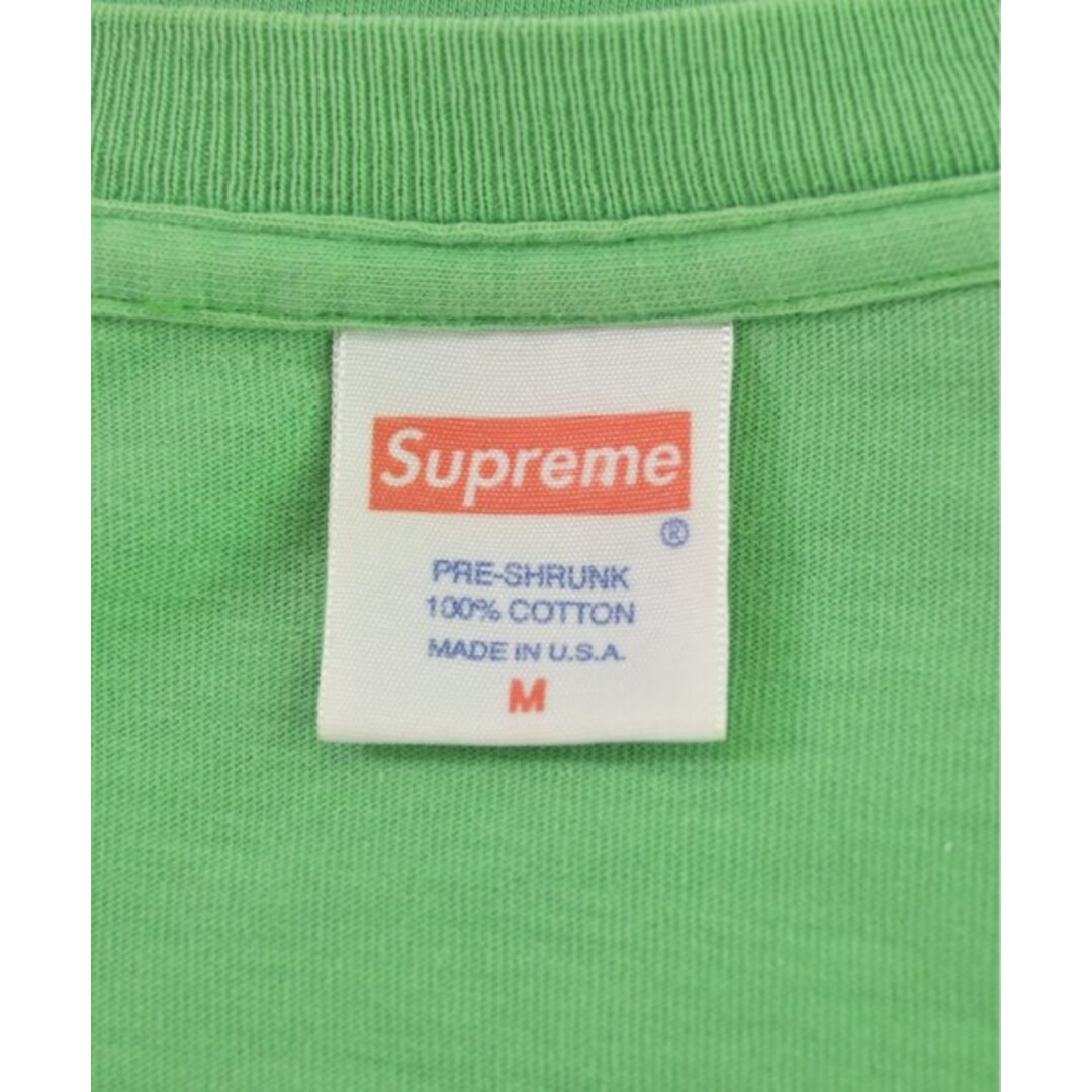 Supreme - Supreme シュプリーム Tシャツ・カットソー M 緑 【古着