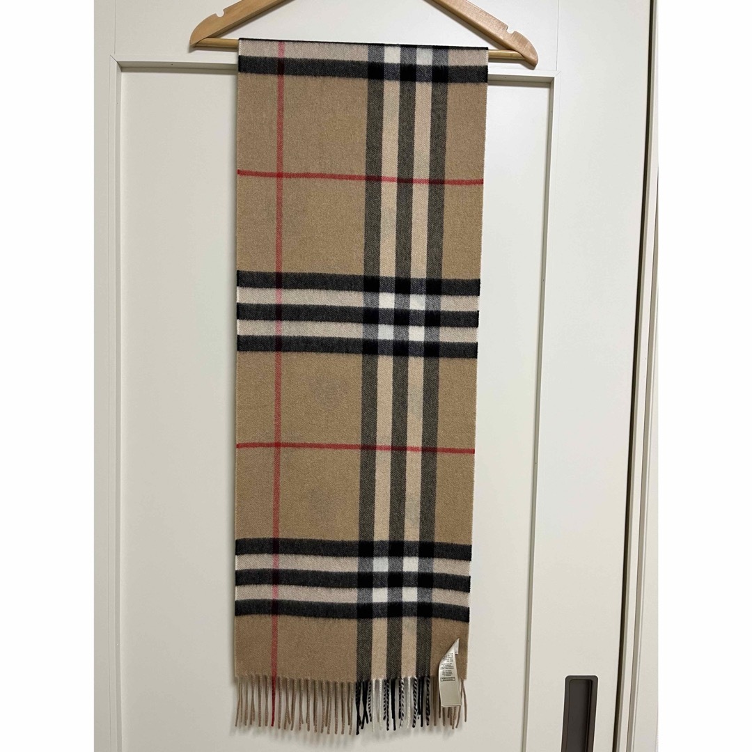 BURBERRY バーバリー マフラー カシミア100％ 未使用に近い ハート黒