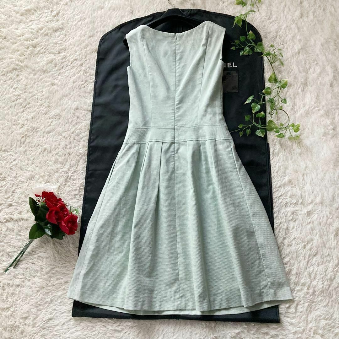 FOXEY - フォクシーブティック ノースリーブフレアワンピース 綿