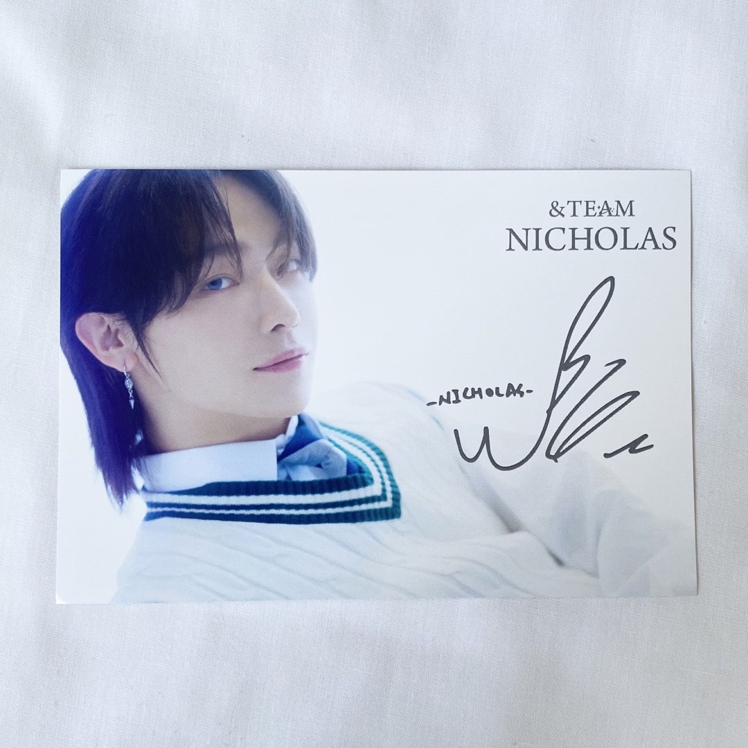 &TEAM - &TEAM NICHOLAS ニコラス ポストカードの通販 by
