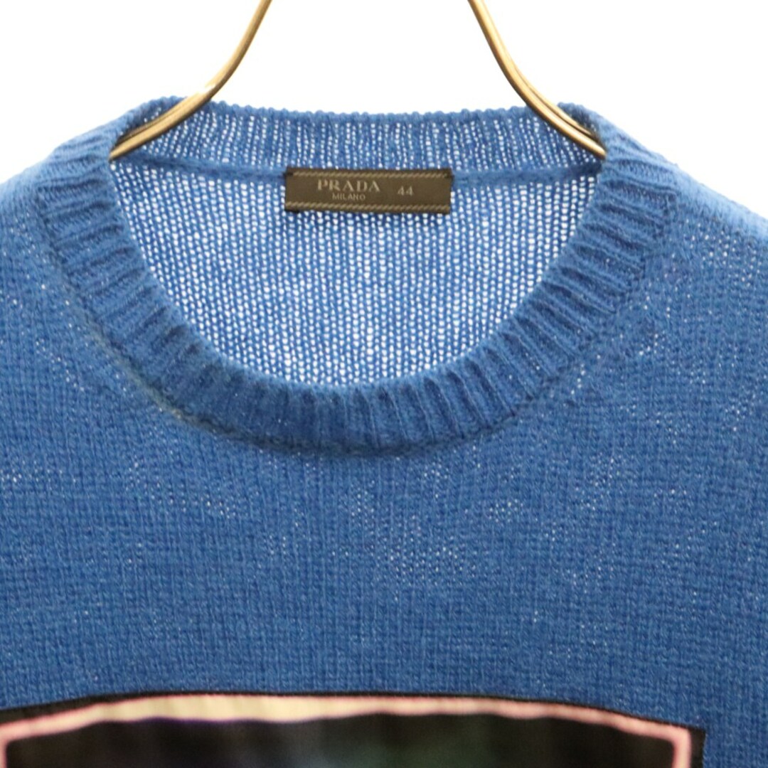 PRADA - PRADA プラダ ネオン プリント クルーネック ニットセーター