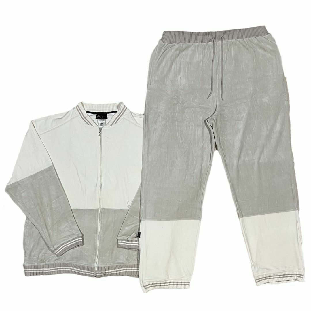 Sean John - ショーンジョン 2トーン ベロア ジャケット 上下