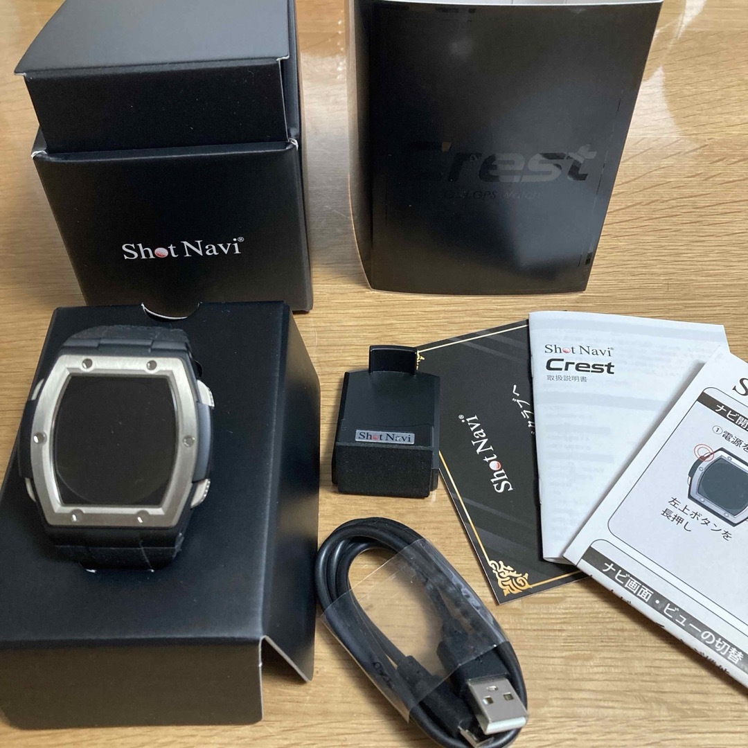 Shot Navi Crest シルバー ショットナビ クレスト シルバー ゴルフ