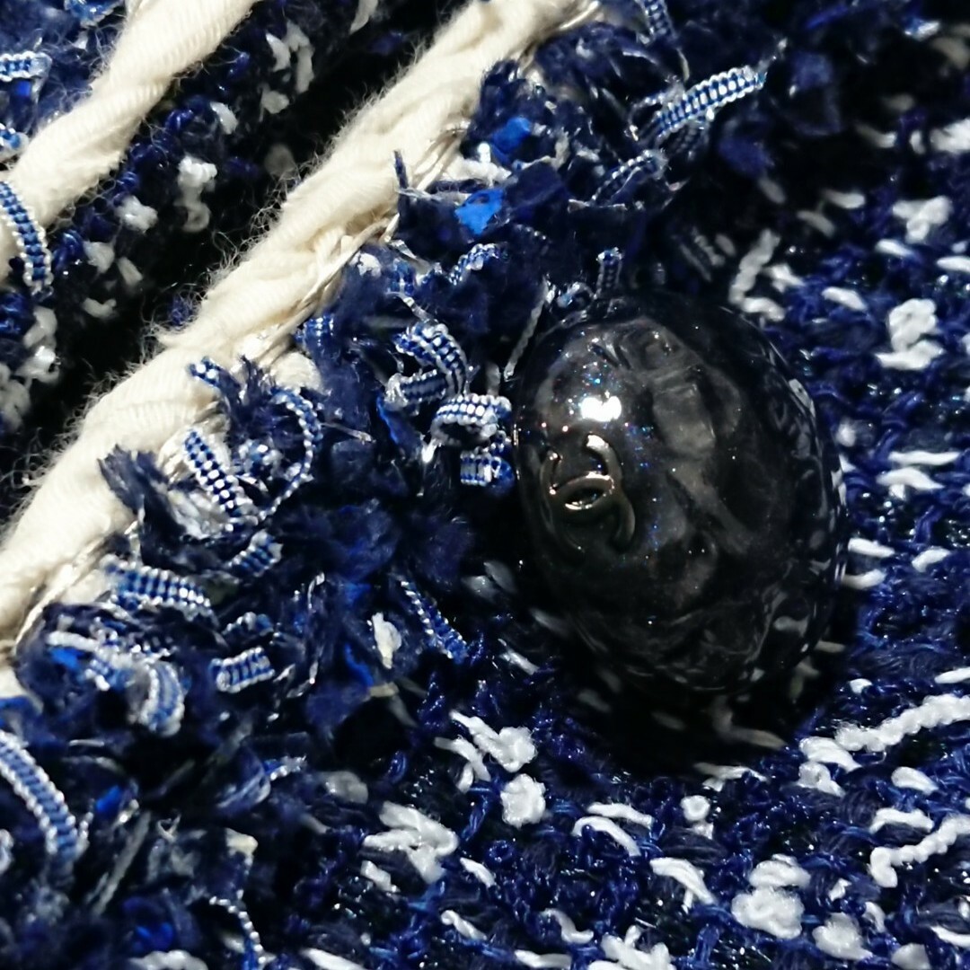 CHANEL - シャネル❤️綺麗なツイード ジャケット❤️CoCoマーク