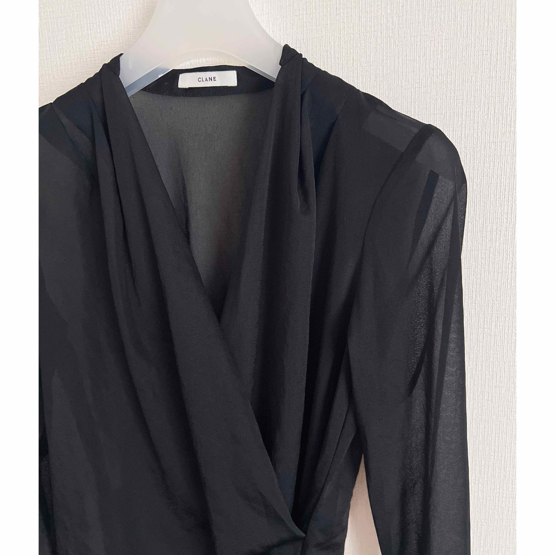 CLANE - CLANE SHEER DRAPE BODY SUITSの通販 by アリ'shop｜クラネ