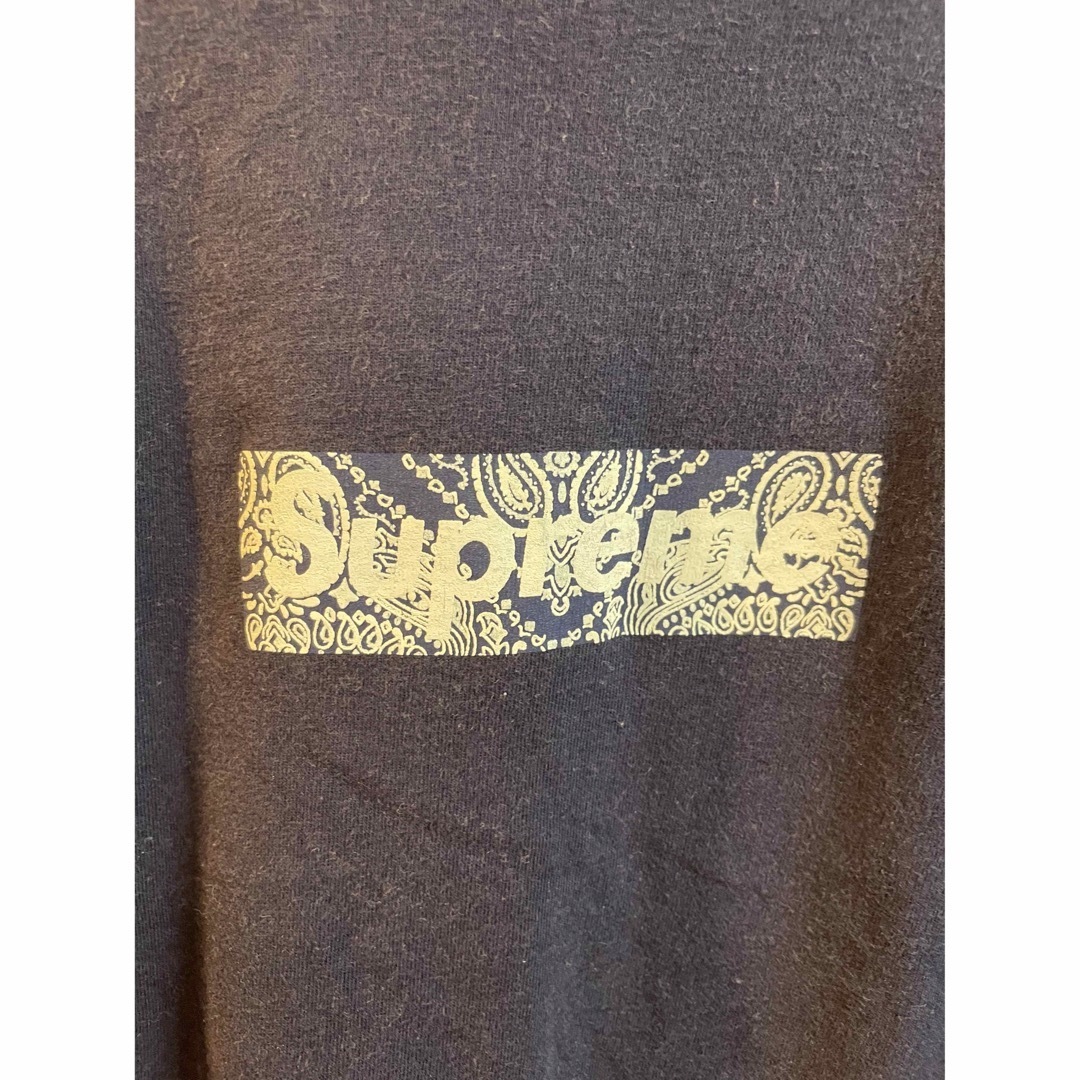 Supreme - Supreme box logo 2001 ペイズリー半袖TシャツLの通販 by