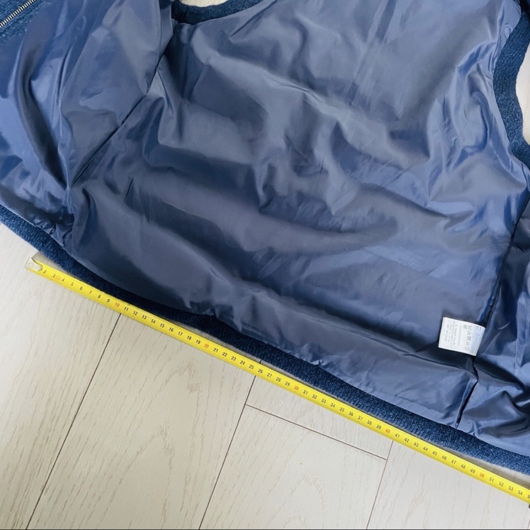 LACOSTE - ラコステ☆ ダウンベスト フード付き ネイビーの通販 by